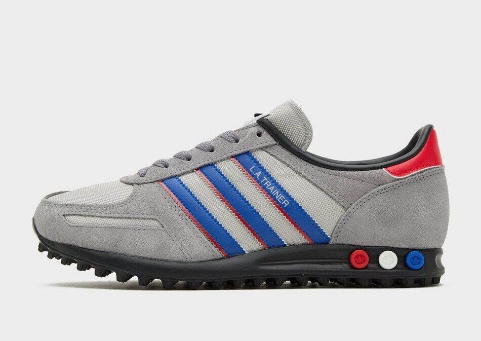 Adidas Originals IF8422 LA Trainer OG Grey Black Red Blue TROVISO1883