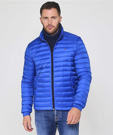 TOMMY HILFIGER MW0MW06930-234 Lightweight Packable Down Jacket ROYAL BLUE