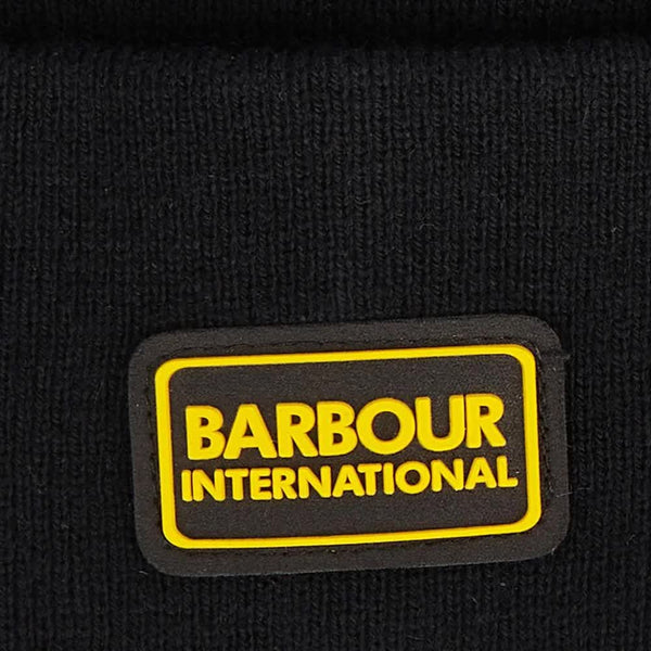 BARBOUR MHA0737-BK11 International Senson Legacy Beanie Berretto BLACK