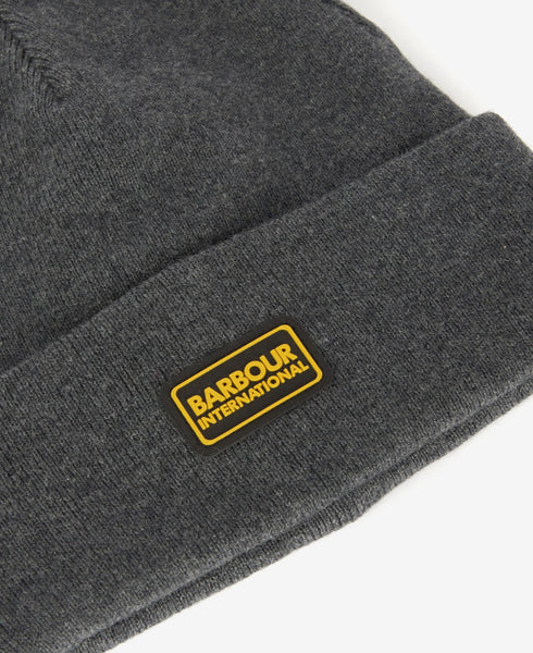 BARBOUR MHA0737-GY31 International Senson Legacy Beanie Berretto DARK GREY