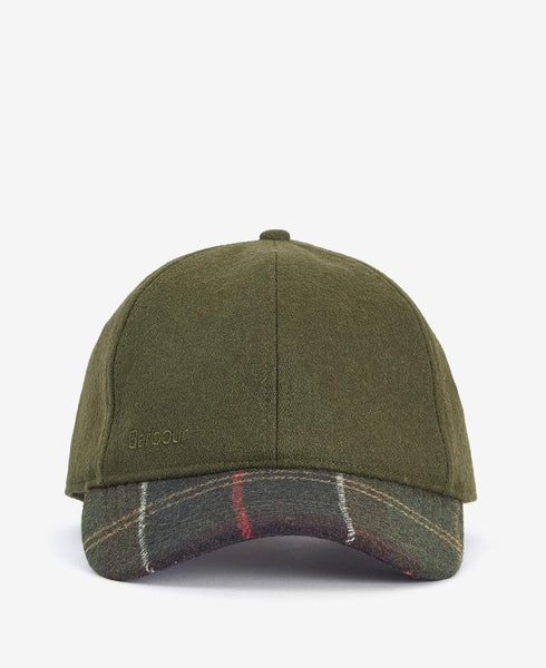 BARBOUR MHA0815 GN55 Rocker Cap TARTAN GREEN