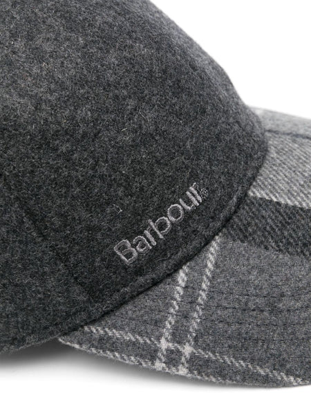 BARBOUR MHA0815 GY31 Rocker Cap TARTAN GREY