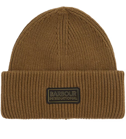 BARBOUR MHA0873-OL73 International Flex Beanie Berretto OLIVE BROWN