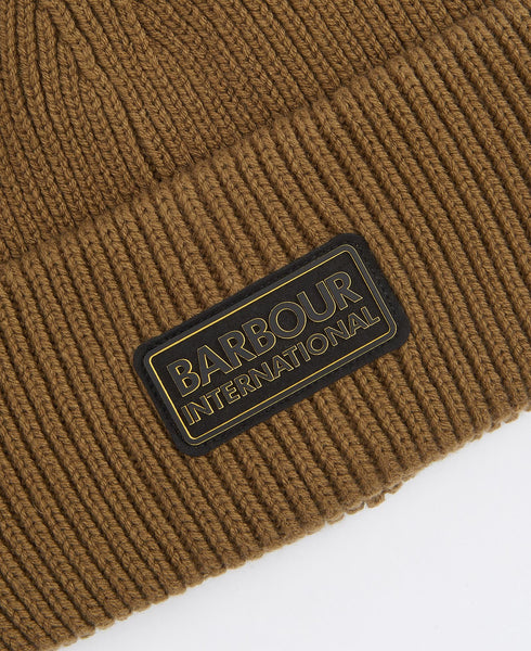 BARBOUR MHA0873-OL73 International Flex Beanie Berretto OLIVE BROWN