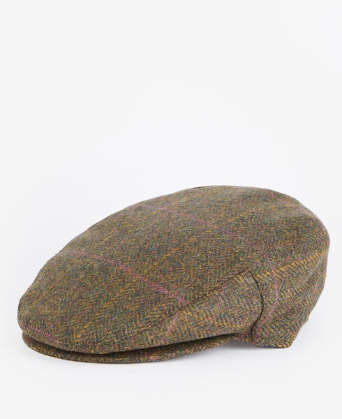 BARBOUR MHA7060-OL12 Cairn Flat Cap OLIVE BROWN