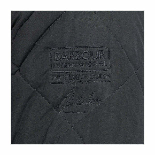 BARBOUR MQU1326 BK11 International Steve McQueen Quilted Merchant Jacket BLACK