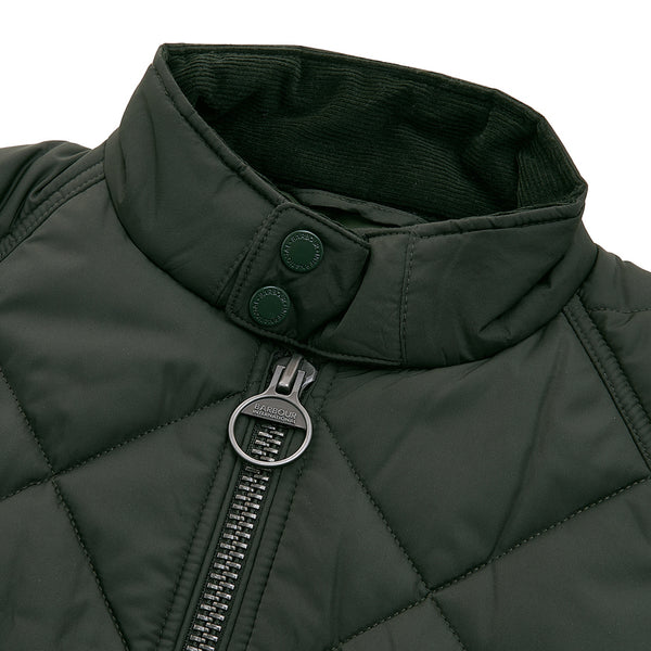 BARBOUR MQU1326 GN91 International Steve McQueen Quilted Merchant Jacket DARK GREEN