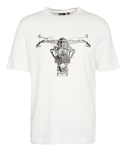 BARBOUR MTS1324-WH32 International Vallis Graphic T-Shirt WHISPER WHITE