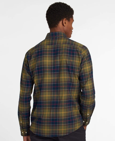 Barbour MSH4991-TN52 Fortrose Tailored BD Shirt Classic Tartan GREEN-NAVY