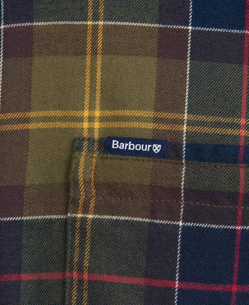 Barbour MSH4991-TN52 Fortrose Tailored BD Shirt Classic Tartan GREEN-NAVY