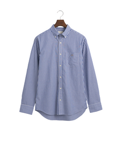 GANT 3000130-436 Reg Classic Stripe Shirt Camicia Righe Con Taschino COLLEGE BLUE