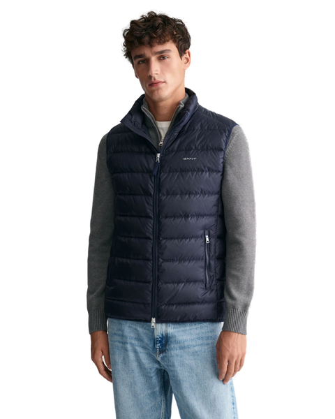 GANT 7006299-433 Light Down Vest Piumino Smanicato EVENING BLUE