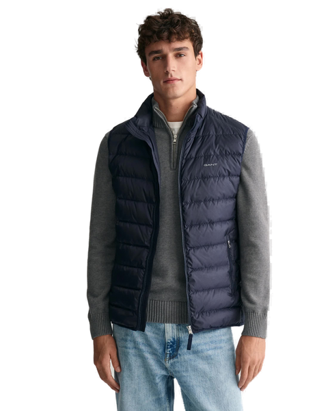 GANT 7006299-433 Light Down Vest Piumino Smanicato EVENING BLUE