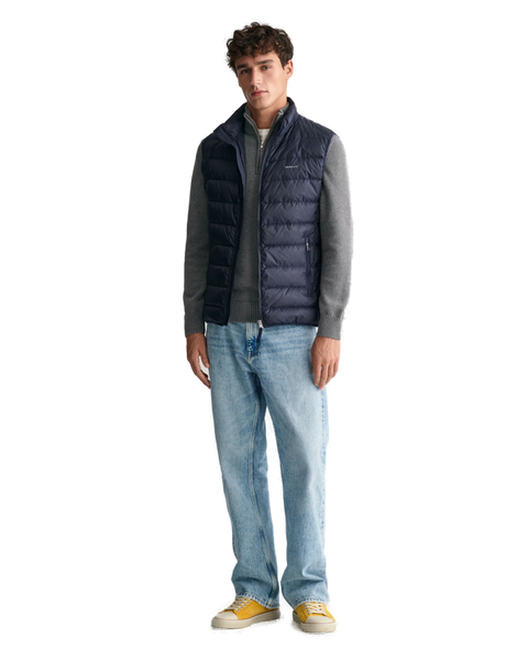 GANT 7006299-433 Light Down Vest Piumino Smanicato EVENING BLUE