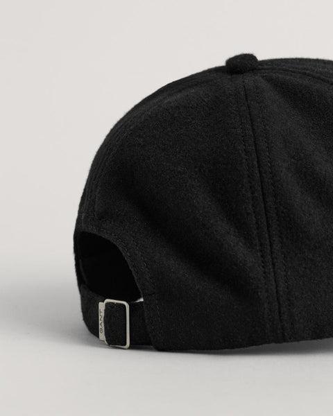 GANT 9900212-05 Shield Melton Cap Wool BLACK