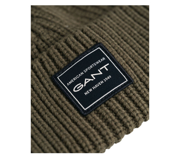 GANT 9911033-301 Cotton Ribbed Berretto JUNIPER GREEN