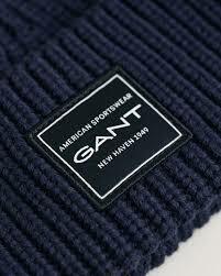 GANT 9911033-433 Cotton Ribbed Berretto EVENING BLUE