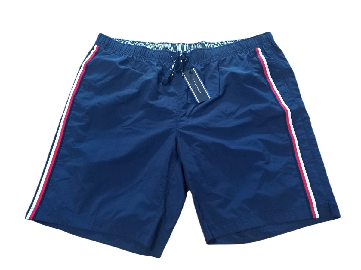 Tommy Hilfiger UM0UM01034-416 BT Medium Drawstring Boxer Uomo Conformato BIG&TALL Taglie Grandi BLU NAVY