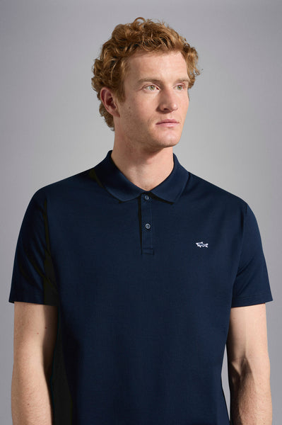 Paul & Shark COP1013-13 Polo Manica Corta Piquet Cotone BLU NAVY