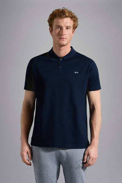 Paul & Shark COP1013-13 Polo Manica Corta Piquet Cotone BLU NAVY