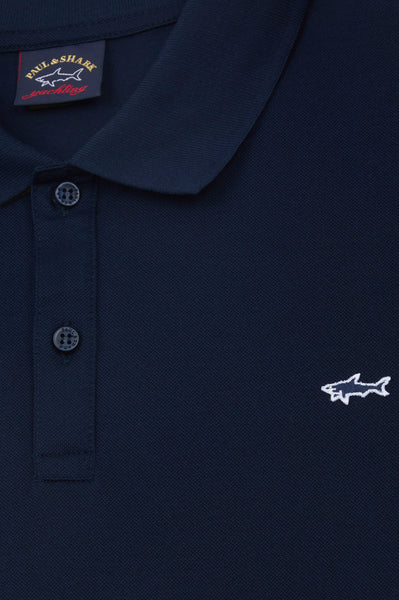 Paul & Shark COP1013-13 Polo Manica Corta Piquet Cotone BLU NAVY