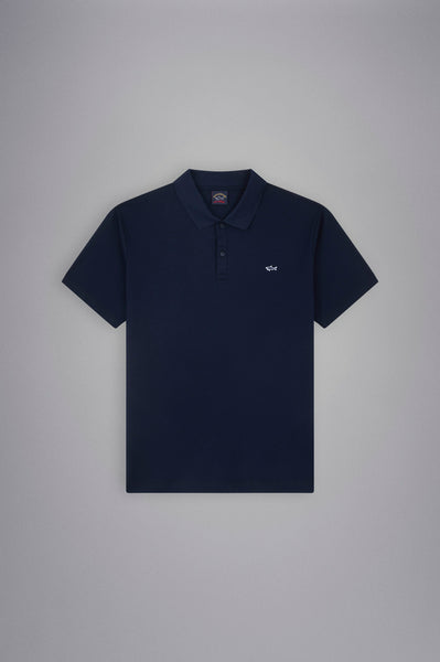 Paul & Shark COP1013-13 Polo Manica Corta Piquet Cotone BLU NAVY