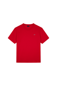 Paul &amp; Shark COP1092-577 T-Shirt Logo Girocollo Manica Corta RED