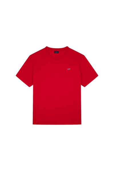 Paul &amp; Shark COP1092-577 T-Shirt Logo Girocollo Manica Corta RED