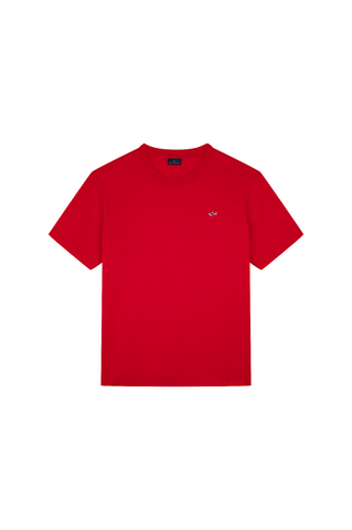 Paul &amp; Shark COP1092-577 T-Shirt Logo Girocollo Manica Corta RED