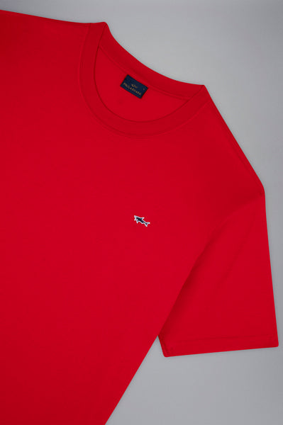 Paul &amp; Shark COP1092-577 T-Shirt Logo Girocollo Manica Corta RED