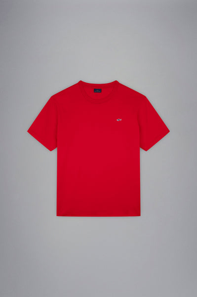 Paul &amp; Shark COP1092-577 T-Shirt Logo Girocollo Manica Corta RED