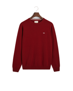 GANT 87211-604 Superfine Lambswool Pullover Girocollo PORT RED