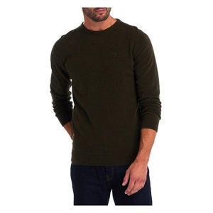 Barbour MKN0345-GN71 Shetland Crew Neck Wool Pullover Girocollo SEAWEED GREEN