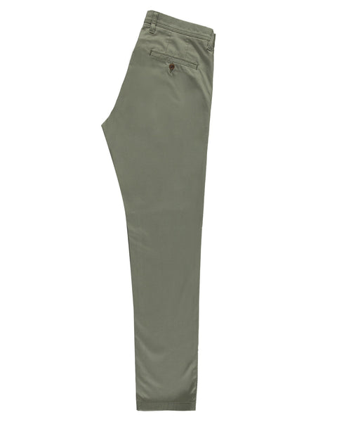 Gant 1500011-367 Slim Satin Chino Cotton Trousers Man OLIVE Green